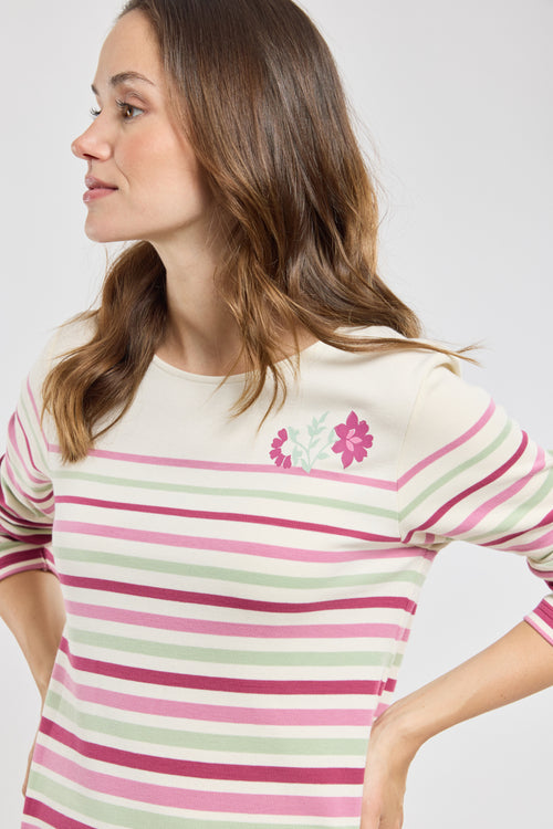 Floral nightshirt – thick cotton - Armor-lux - 2