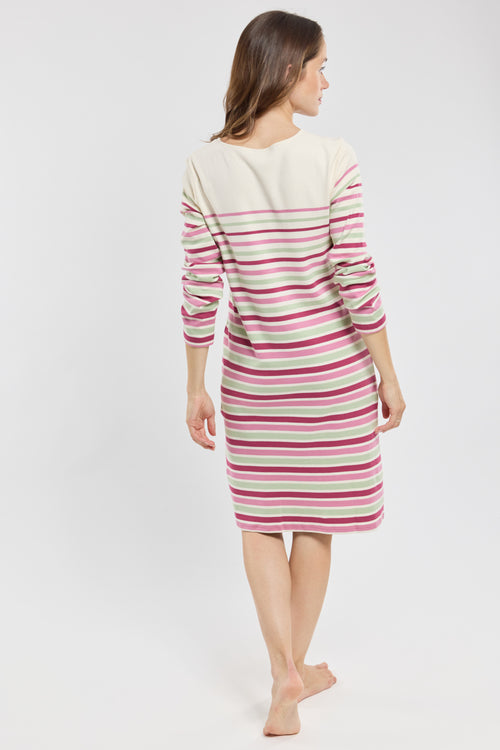 Floral nightshirt – thick cotton - Armor-lux - 3