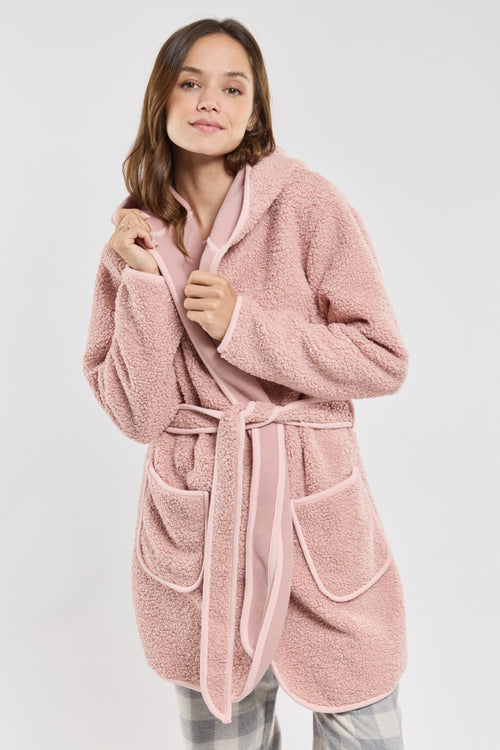 Bouclé dressing gown - Armor-lux - 4