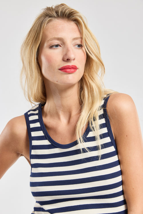 Débardeur rayé - coton - Armor-lux - 4