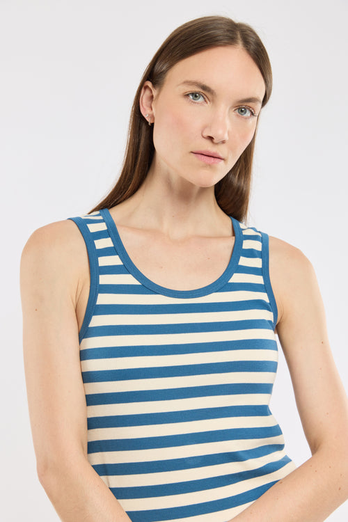 Striped vest top - cotton - Armor-lux - 2