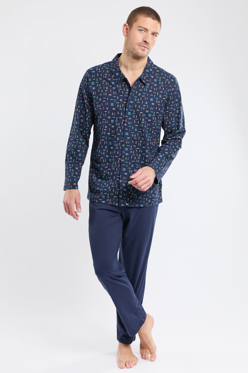 Pyjama ouvert - coton léger - Armor-lux - 1