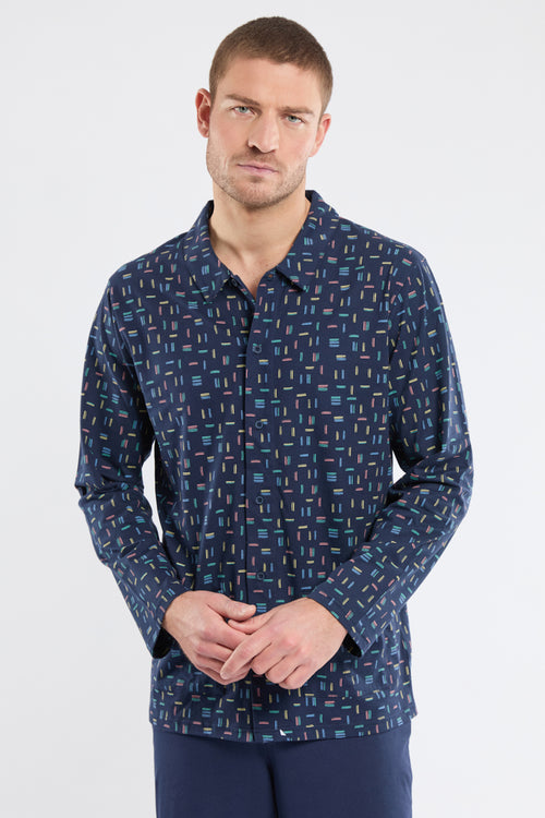 Open pyjamas - lightweight cotton - Armor-lux - 2