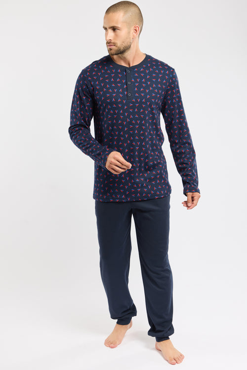 Jogger pyjamas – thick cotton - Armor-lux - 1