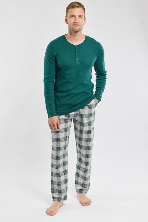Checked pyjamas - cotton - Armor-lux - 1