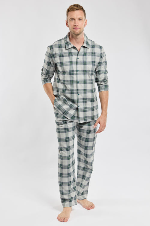 Karierter Pyjama – Baumwolle - Armor-lux - 1