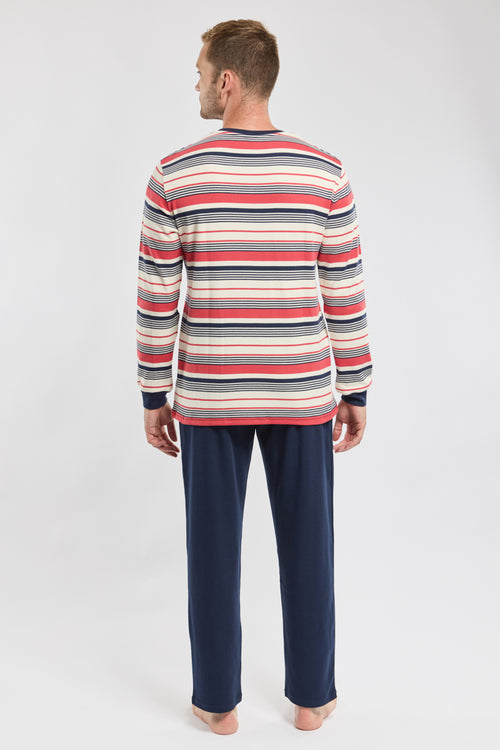 Gestreifter Pyjama – dicke Baumwolle - Armor-lux - 5