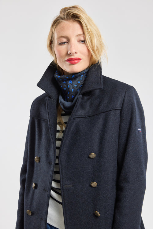 Foulard imprimé léopard - laine - Armor-lux - 5