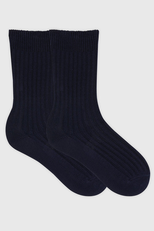 Ribbed socks – cotton - Armor-lux - 1