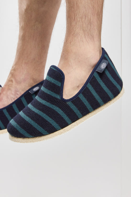 Gestreifte Hausschuhe - Wolle - Armor-lux - 3