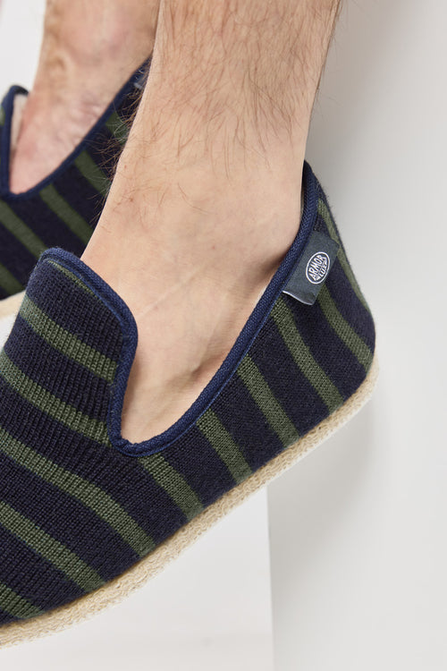 Striped slippers - wool - Armor-lux - 3