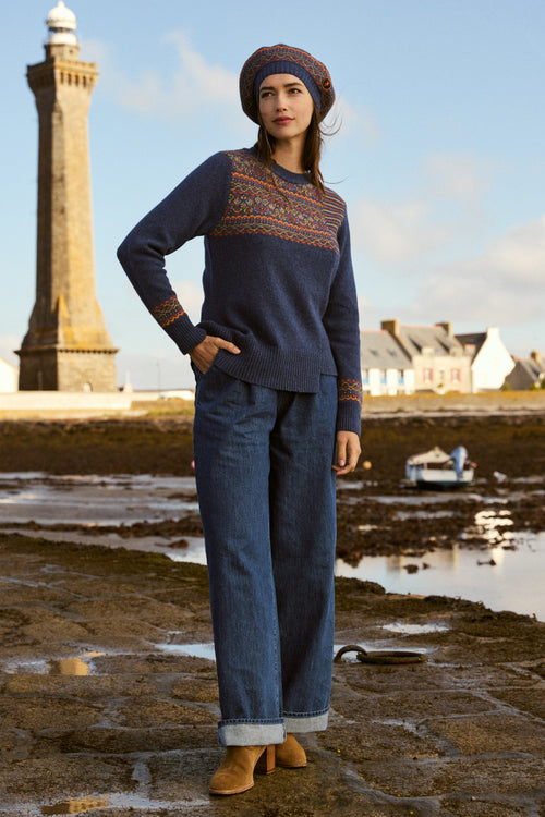 Le pull à motif jacquard - Armor-lux X Nolwenn Faligot - Armor-lux - 4