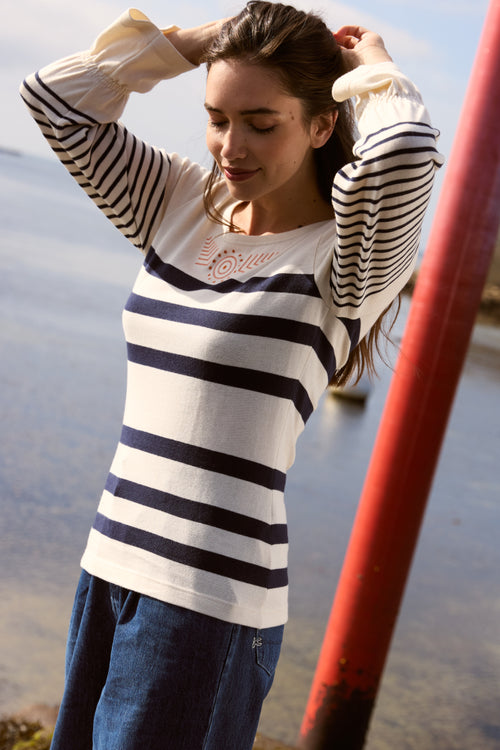 La marinière brodée - Armor-lux X Nolwenn Faligot - Armor-lux - 3