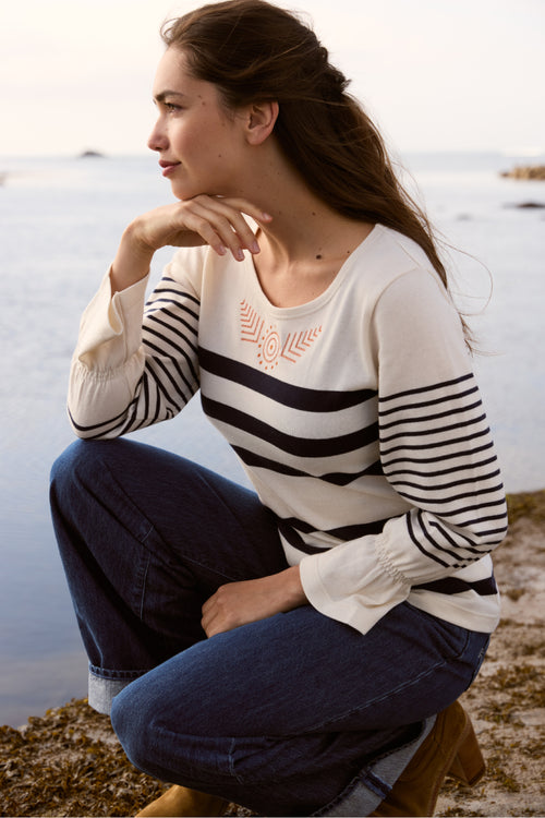 La marinière brodée - Armor-lux X Nolwenn Faligot - Armor-lux - 4