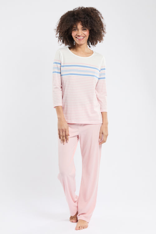 Pyjamas 3/4 sleeves - cotton - Armor-lux - 1