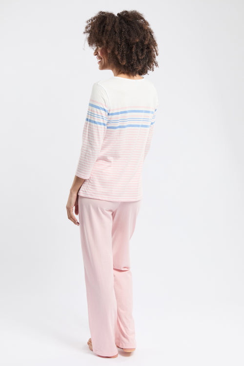 Pyjamas 3/4 sleeves - cotton - Armor-lux - 5