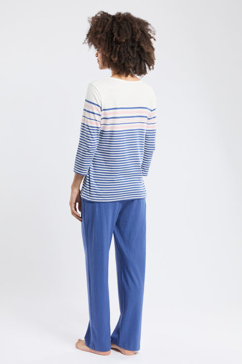 Pyjamas 3/4 sleeves - cotton - Armor-lux - 5