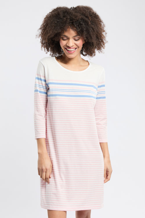 Chemise de nuit rayée - coton léger - Armor-lux - 3