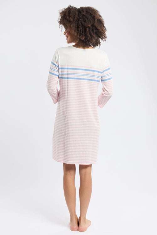 Chemise de nuit rayée - coton léger - Armor-lux - 4