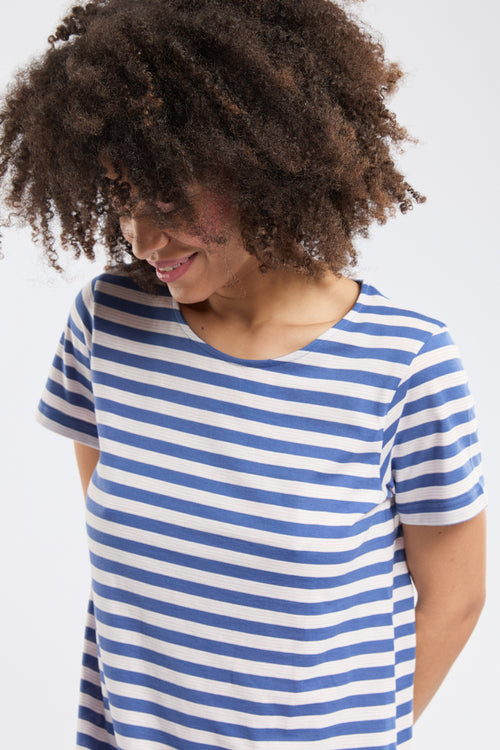 Striped short-sleeved bathrobe - cotton - Armor-lux - 3