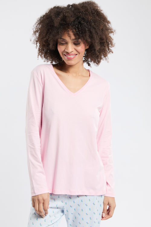 Floral stripes printed pyjamas - cotton - Armor-lux - 2