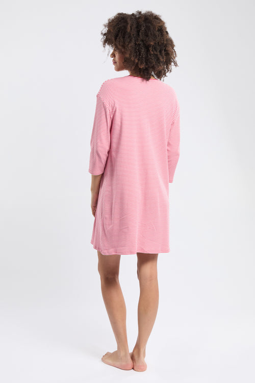 Striped long-sleeved bathrobe - cotton - Armor-lux - 4