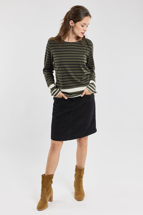 Marinière fantaisie - coton rustique - Armor-lux - 4