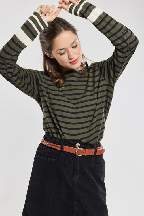 Marinière fantaisie - coton rustique - Armor-lux - 2