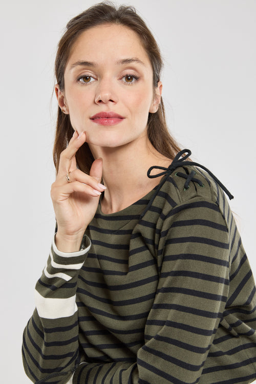 Marinière fantaisie - coton rustique - Armor-lux - 3