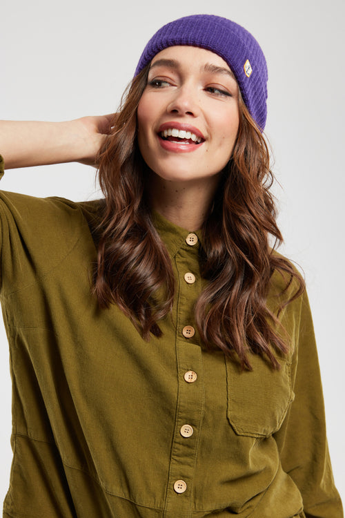 Bonnet côte perlée - laine - Armor-lux - 1