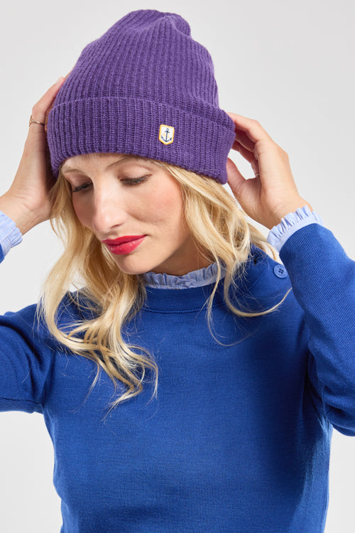 Bonnet côte perlée - laine - Armor-lux - 4