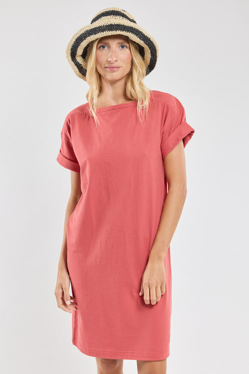 Kleid mit U-Boot-Ausschnitt – Baumwolle - Armor-lux - 1