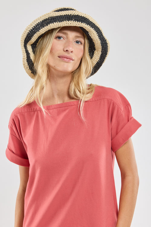 Kleid mit U-Boot-Ausschnitt – Baumwolle - Armor-lux - 2