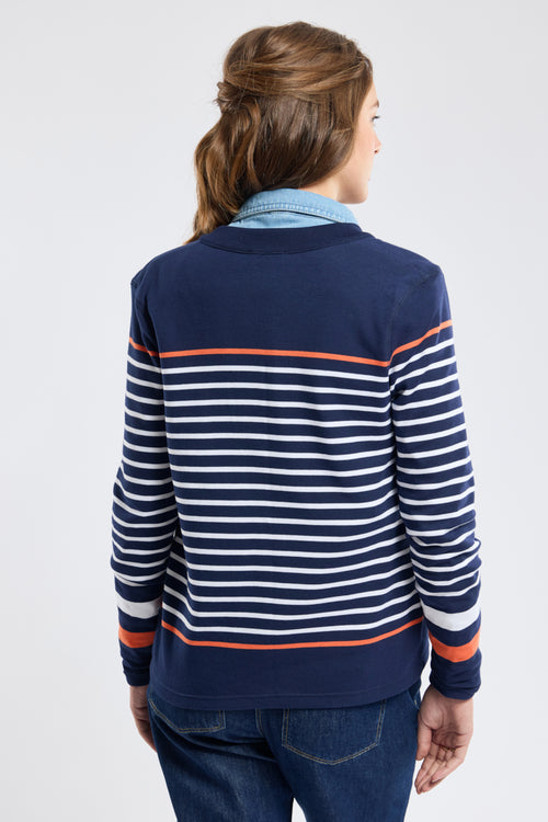 Veste rayée zippée - coton épais - Armor-lux - 3