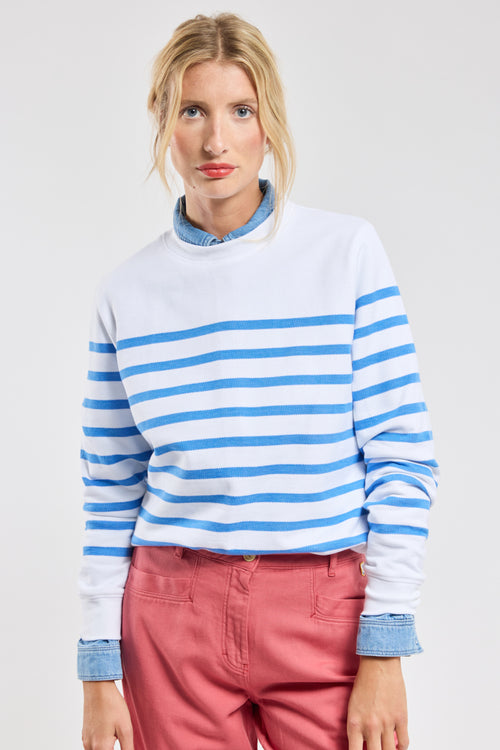 Gestreiftes Sweatshirt – dicke Baumwolle - Armor-lux - 1