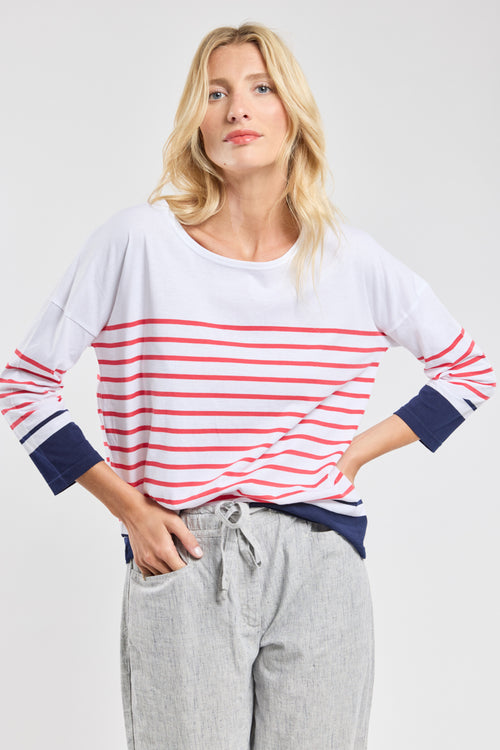 Marinière oversized - coton léger - Armor-lux - 1