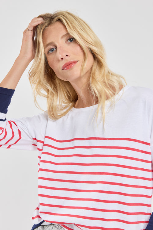 Marinière oversized - coton léger - Armor-lux - 2