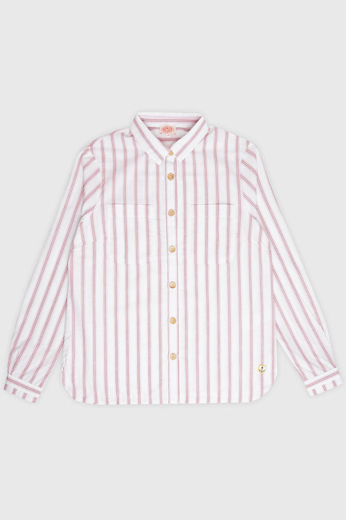 Gestreiftes Hemd - Baumwolle und Leinen - Armor-lux - 2