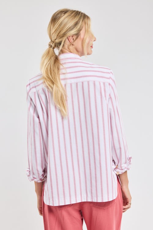 Gestreiftes Hemd - Baumwolle und Leinen - Armor-lux - 5