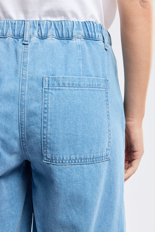 Sailor-style shorts - denim - Armor-lux - 4