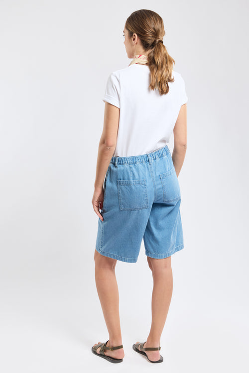 Sailor-style shorts - denim - Armor-lux - 2