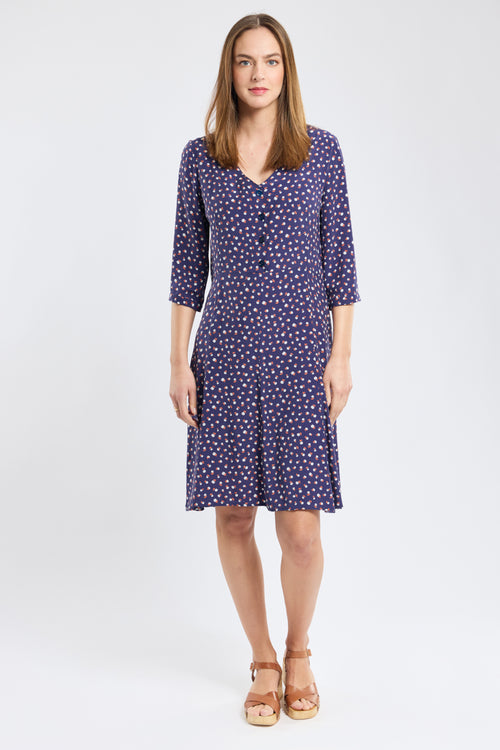 Robe fleurie - cupro - Armor-lux - 4