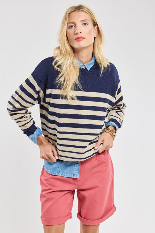 Gestreifter Pullover – Baumwolle - Armor-lux - 1