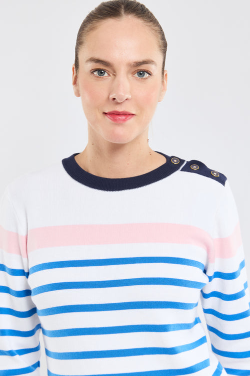 Two-tone sailor jumper — cotton - Armor-lux - 3