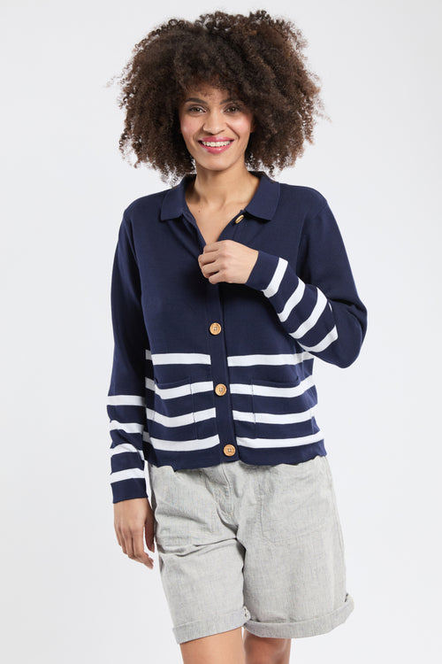 Cardigan col polo - coton - Armor-lux - 2