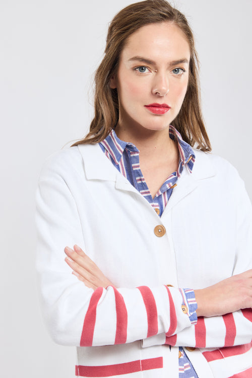 Cardigan boutonné - coton - Armor-lux - 2