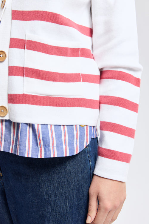 Cardigan boutonné - coton - Armor-lux - 4