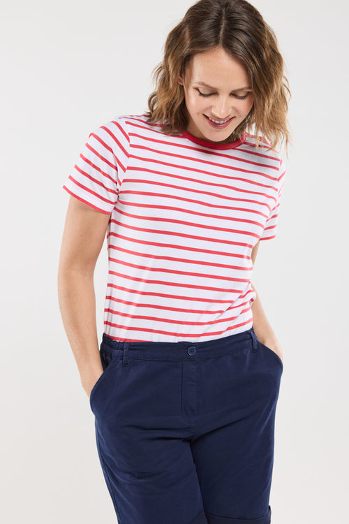 T-shirt rayé - coton léger - Armor-lux - 1