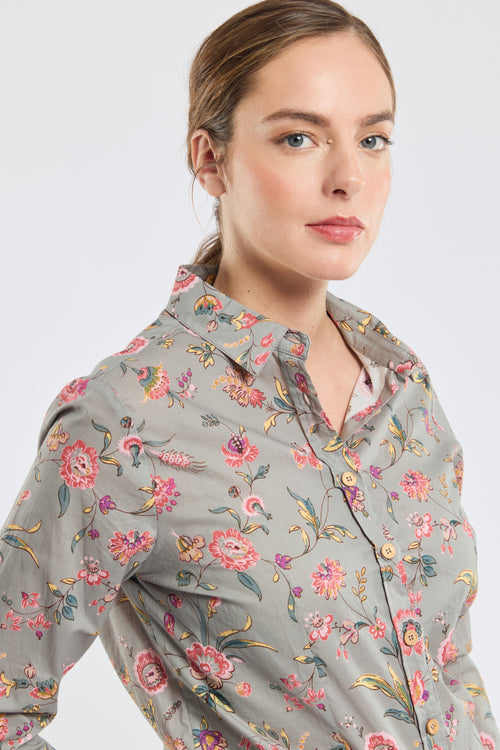 Chemisier fleuri - coton - Armor-lux - 2