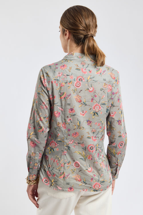 Chemisier fleuri - coton - Armor-lux - 3